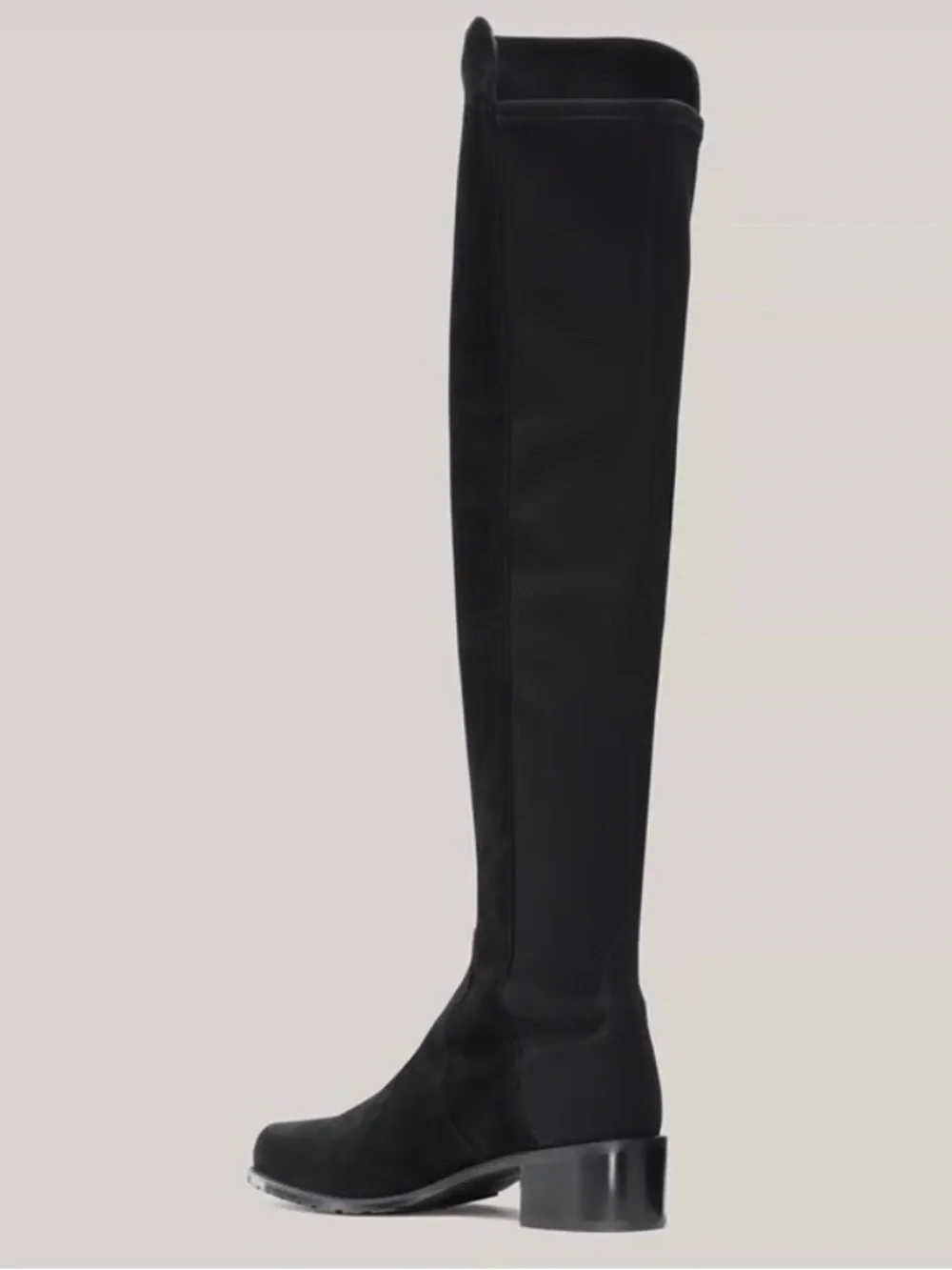 NIB Stuart Weitzman size EU 34.5 BLACK RESERVE OVER-THE-KNEE BOOT US 4.5